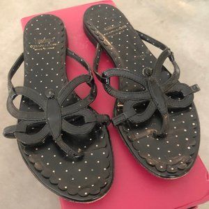 MOSCHINO Black Cheap&Chic Butterfly Patent Sandal. Vintage Y2K. Made in Italy.